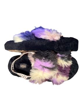 UGG Oh Yeah Magnolia Fluffly Slipper Sandals 10